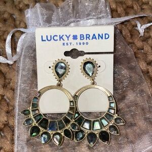 Lucky Brand Abalone Drop Earrings